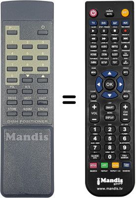 T&eacute;l&eacute;commande &eacute;quivalente Pace MSP990