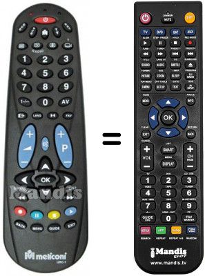 T&eacute;l&eacute;commande &eacute;quivalente MELICONI TPM100