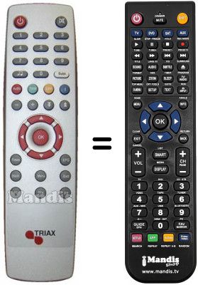 T&eacute;l&eacute;commande &eacute;quivalente Triax REMCON019