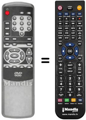 Télécommande équivalente REMCON381