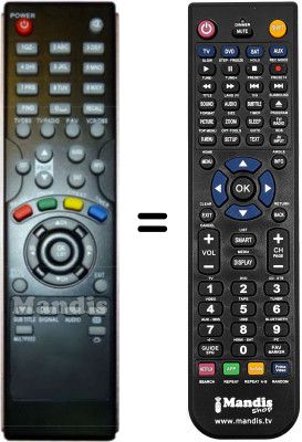 T&eacute;l&eacute;commande &eacute;quivalente Head SD3700