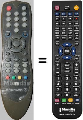 T&eacute;l&eacute;commande &eacute;quivalente Hirschmann CSR422CWCI