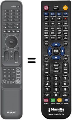 T&eacute;l&eacute;commande &eacute;quivalente RT5B13