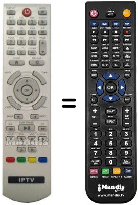 T&eacute;l&eacute;commande &eacute;quivalente IPTV SUP7991