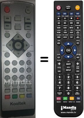 T&eacute;l&eacute;commande &eacute;quivalente KOOLTEK S263UC