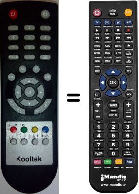 T&eacute;l&eacute;commande &eacute;quivalente KOOLTEK S316