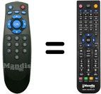 T&eacute;l&eacute;commande &eacute;quivalente Metronic 441531