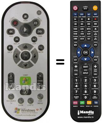 Télécommande équivalente RC1462601 / 00