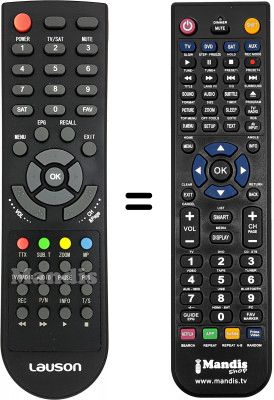 Télécommande équivalente Fonestar RDT850 HD