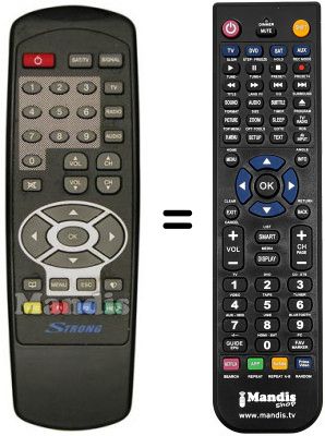 Télécommande équivalente Strong SRT4400