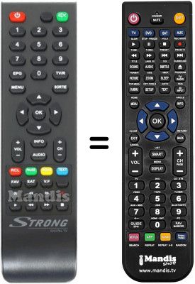 T&eacute;l&eacute;commande &eacute;quivalente TEKCOMM TCT1400