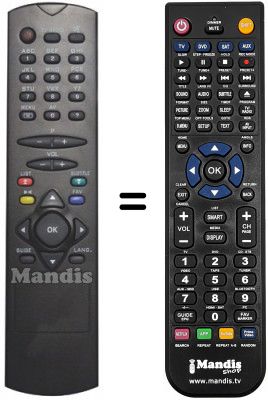 Télécommande équivalente RC2546