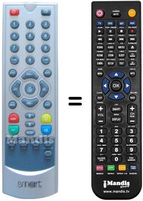 T&eacute;l&eacute;commande &eacute;quivalente NESX TNT01