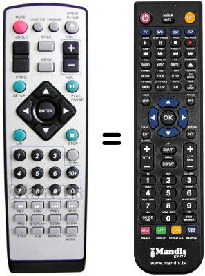 T&eacute;l&eacute;commande &eacute;quivalente BIOSTEK XS240PRO