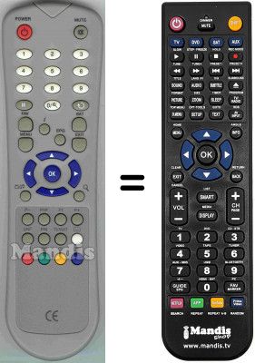 T&eacute;l&eacute;commande &eacute;quivalente RC39-1