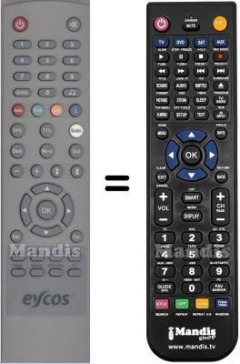 Télécommande équivalente WHV15752W