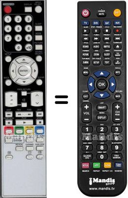 T&eacute;l&eacute;commande &eacute;quivalente HVS57541