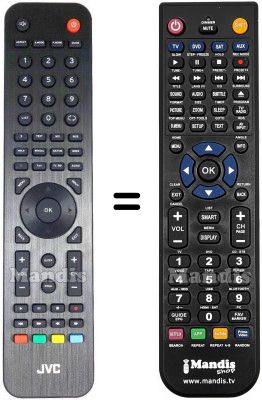 Télécommande équivalente HVS57410