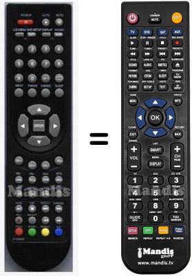 T&eacute;l&eacute;commande &eacute;quivalente HVS57530