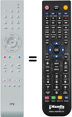 T&eacute;l&eacute;commande &eacute;quivalente WHV14741W