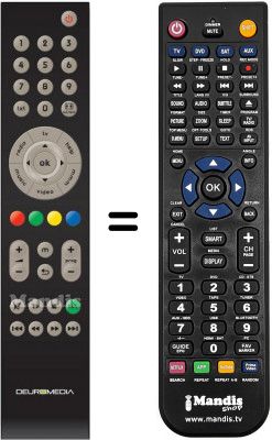 T&eacute;l&eacute;commande &eacute;quivalente WHV12328W