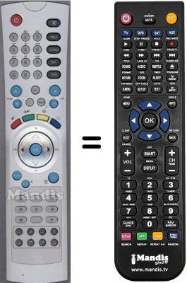 Télécommande équivalente Arion WHV3066W