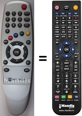 Télécommande équivalente Belson SEC15545W