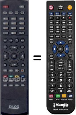 T&eacute;l&eacute;commande &eacute;quivalente WHV14013W