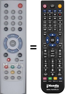 T&eacute;l&eacute;commande &eacute;quivalente WHV15293W