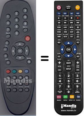 T&eacute;l&eacute;commande &eacute;quivalente WHV15714W