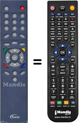 T&eacute;l&eacute;commande &eacute;quivalente WHV3303W