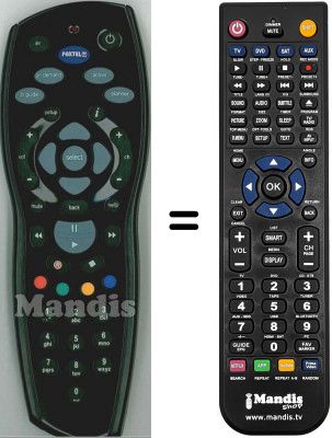 T&eacute;l&eacute;commande &eacute;quivalente WHV14366W