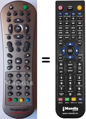 T&eacute;l&eacute;commande &eacute;quivalente WHV15463W