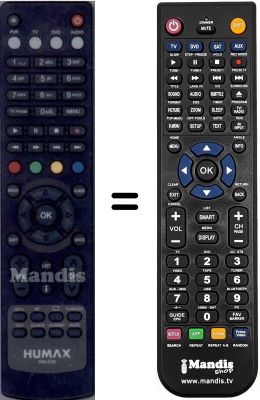 T&eacute;l&eacute;commande &eacute;quivalente WHV15747W