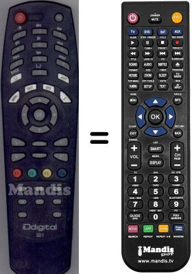 T&eacute;l&eacute;commande &eacute;quivalente WHV12390W