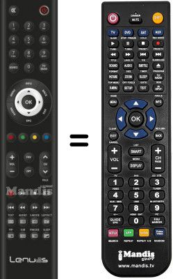 T&eacute;l&eacute;commande &eacute;quivalente WHV12410W