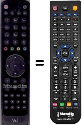 T&eacute;l&eacute;commande &eacute;quivalente WHV12275W