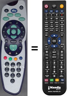 Télécommande équivalente WHV15177W