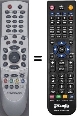 T&eacute;l&eacute;commande &eacute;quivalente WHV15363W