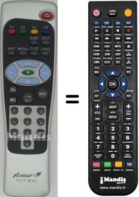 T&eacute;l&eacute;commande &eacute;quivalente WHV3371W