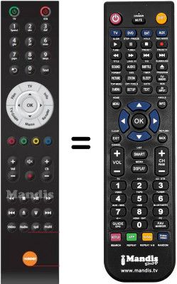 T&eacute;l&eacute;commande &eacute;quivalente Waoo WHV14019W