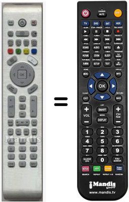 Télécommande équivalente Twfvision HVS54004