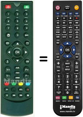 T&eacute;l&eacute;commande &eacute;quivalente HVS53448