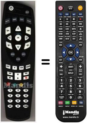 T&eacute;l&eacute;commande &eacute;quivalente HVS53477