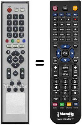 T&eacute;l&eacute;commande &eacute;quivalente HVS53371