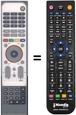 T&eacute;l&eacute;commande &eacute;quivalente HVS53486