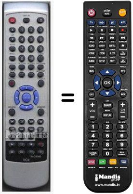 T&eacute;l&eacute;commande &eacute;quivalente HVS59608