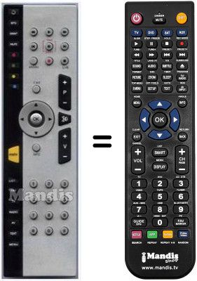 T&eacute;l&eacute;commande &eacute;quivalente HVS53386