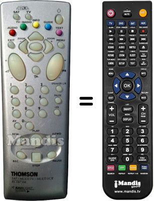 T&eacute;l&eacute;commande &eacute;quivalente HVS53336