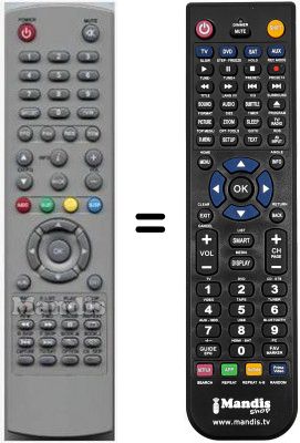 T&eacute;l&eacute;commande &eacute;quivalente HVS53251